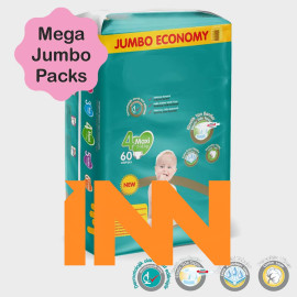 INNHJ-HUB-001 MODEL WHOLESALE NEWBORN MINI MIDI MAXI JUNIOR EXTRA LARGE FLEXIBLE UNISEX PREMIUM ABSORBENT DIAPERS